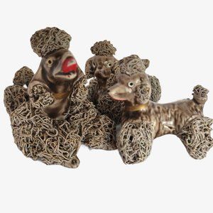 Vintage 1950s Thames Japan Spaghetti Poodle & TWO